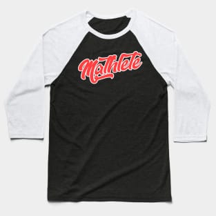 Mathlete Logo Baseball T-Shirt